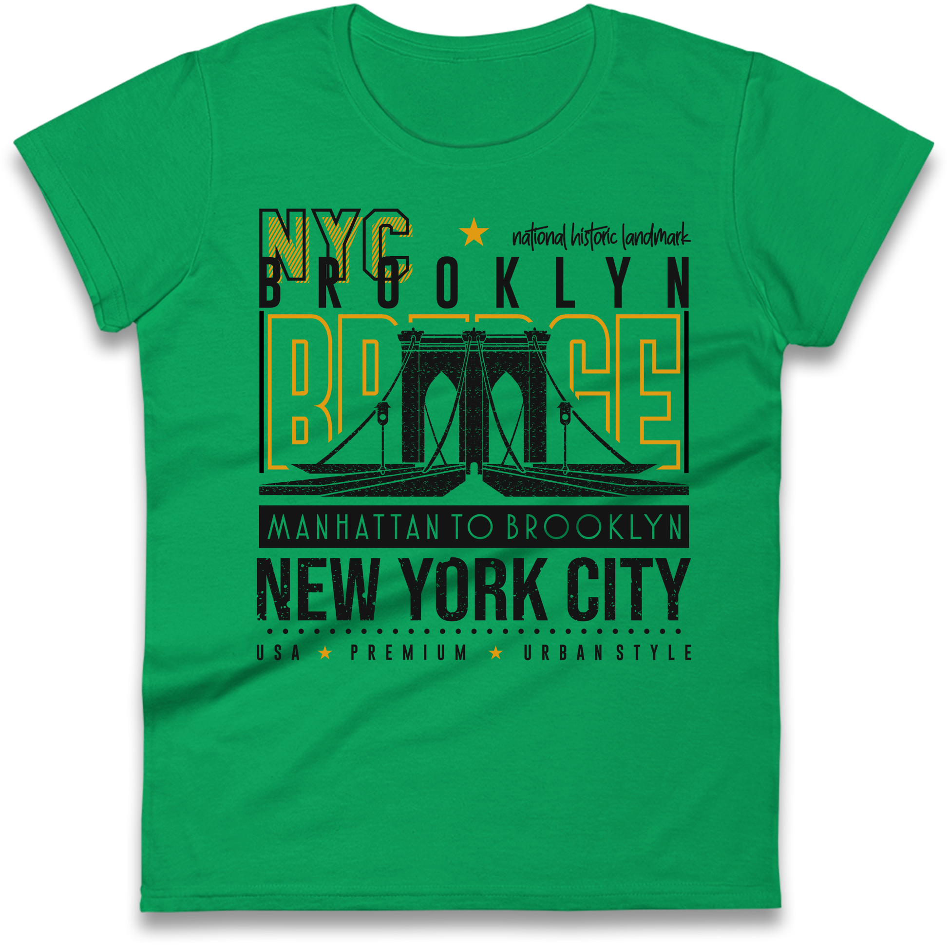 NYC Brooklyn Bridge Ladies Shirt