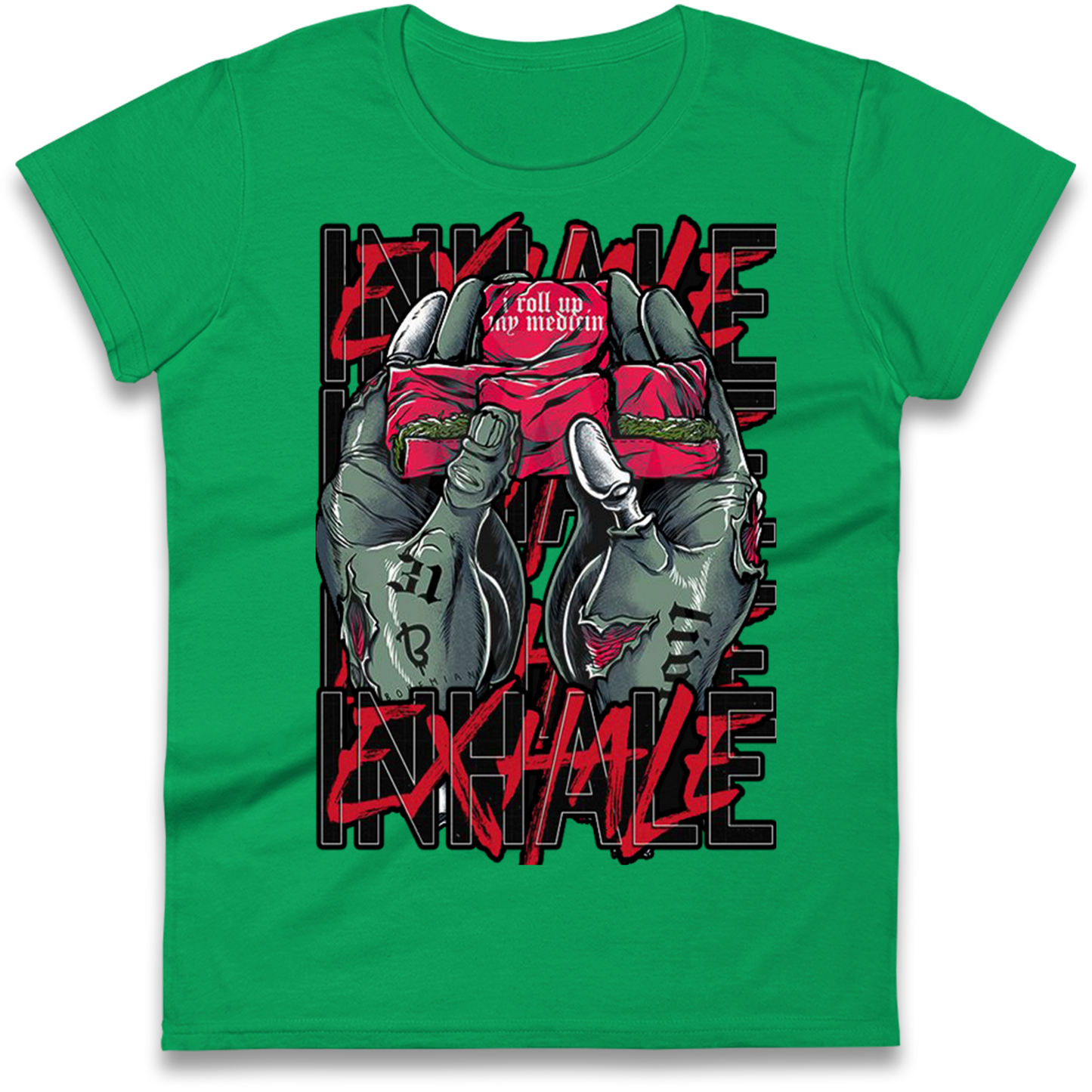 Inhale Exhale Ladies Shirt