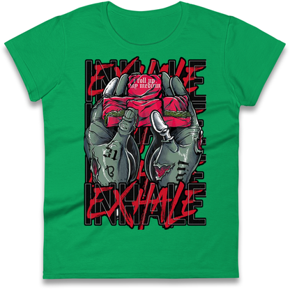 Inhale Exhale Ladies Shirt