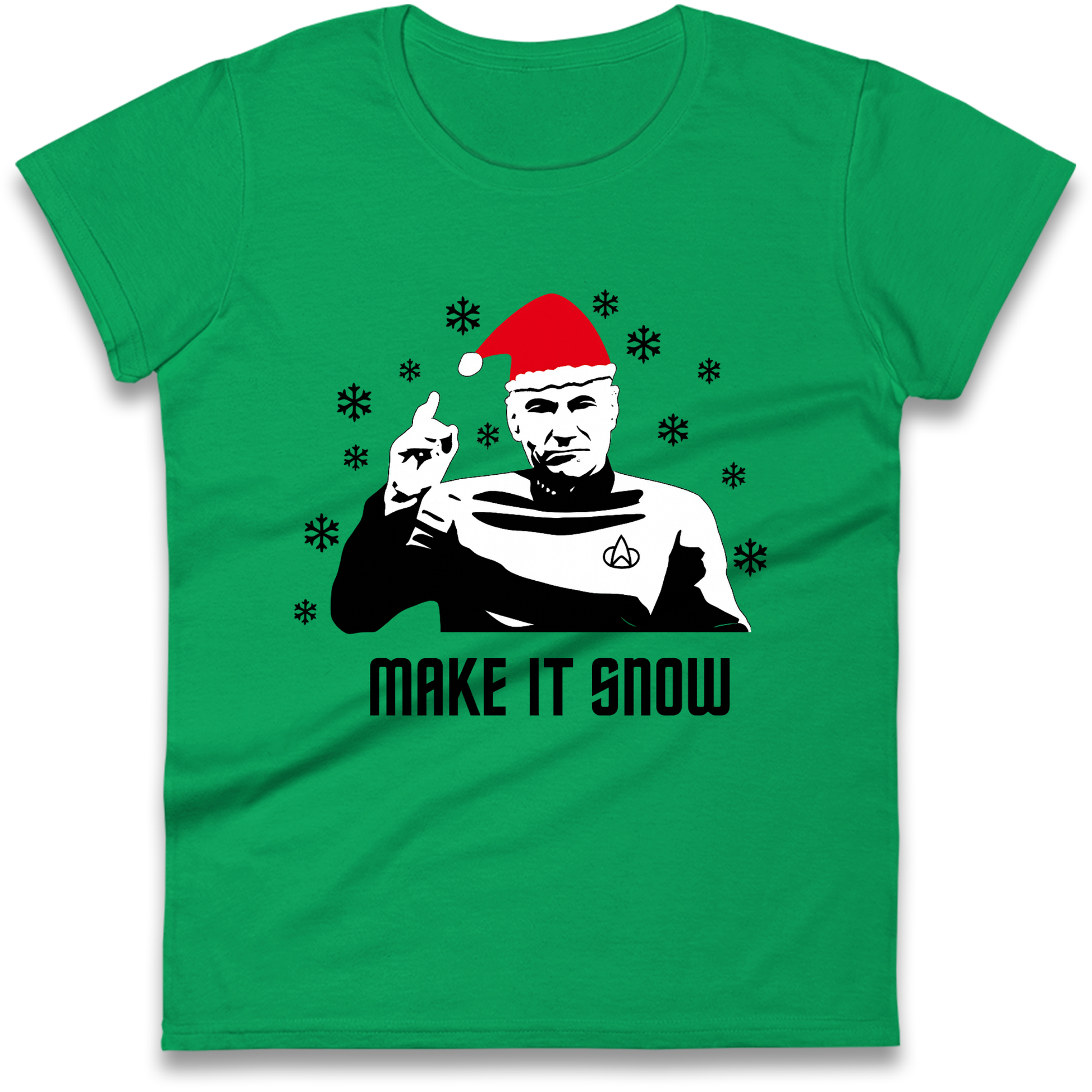 Make It Snow Ladies Shirt