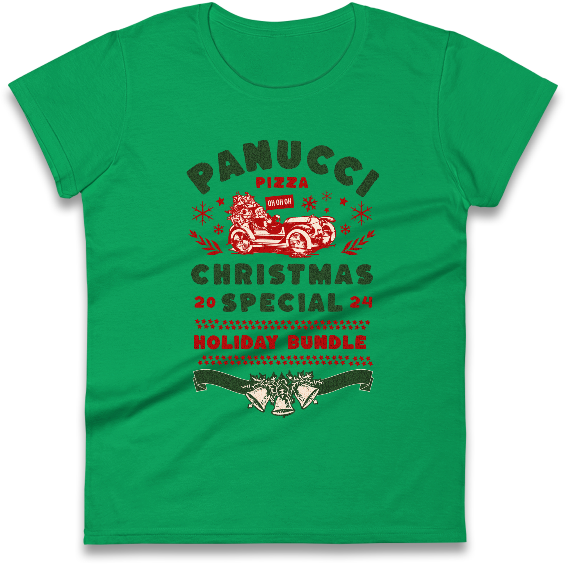 Panucci Pizza Christmas Special Christmas Ladies Shirt
