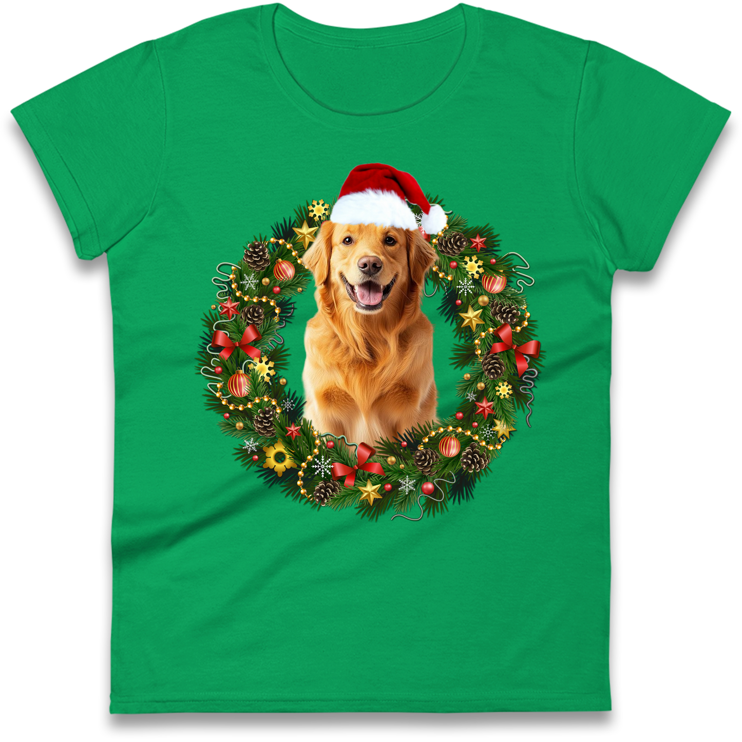 Dog Christmas Ladies Shirt