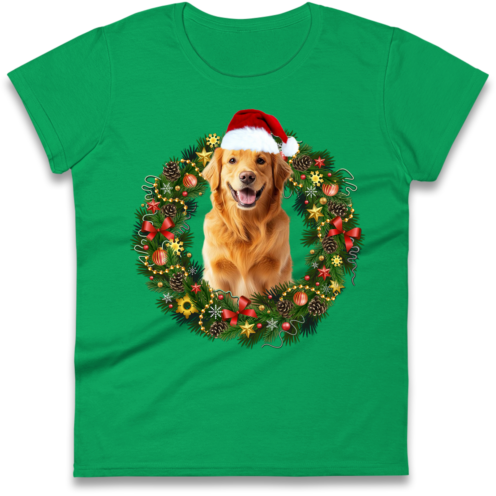 Dog Christmas Ladies Shirt