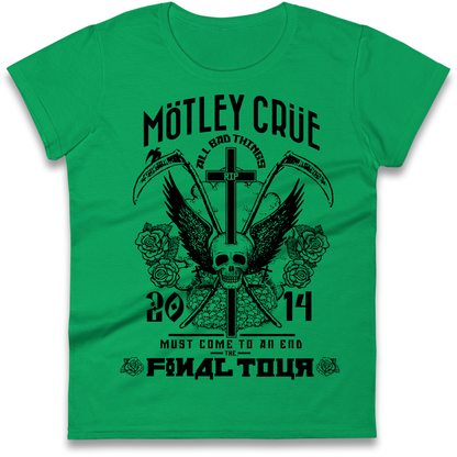 Motley Crue All Bad Things Ladies Shirt