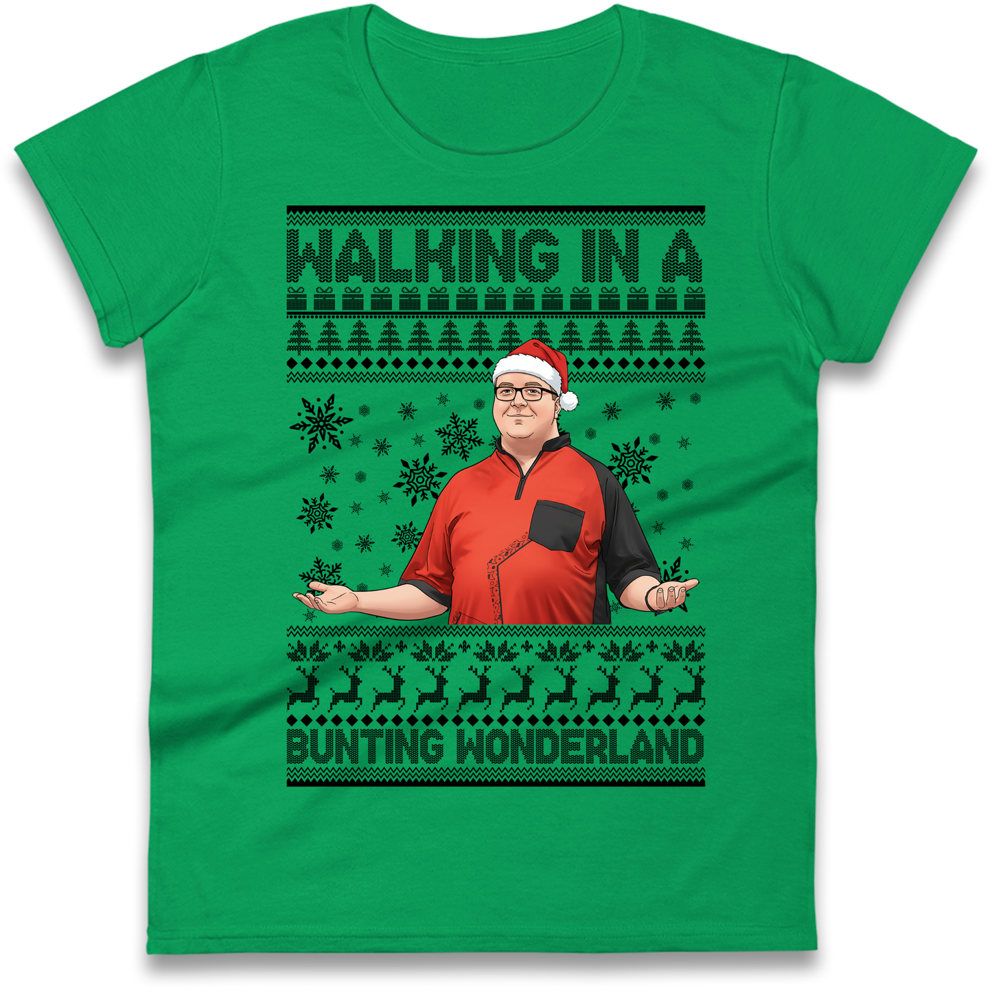 Bunting Wonderland Ladies Shirt