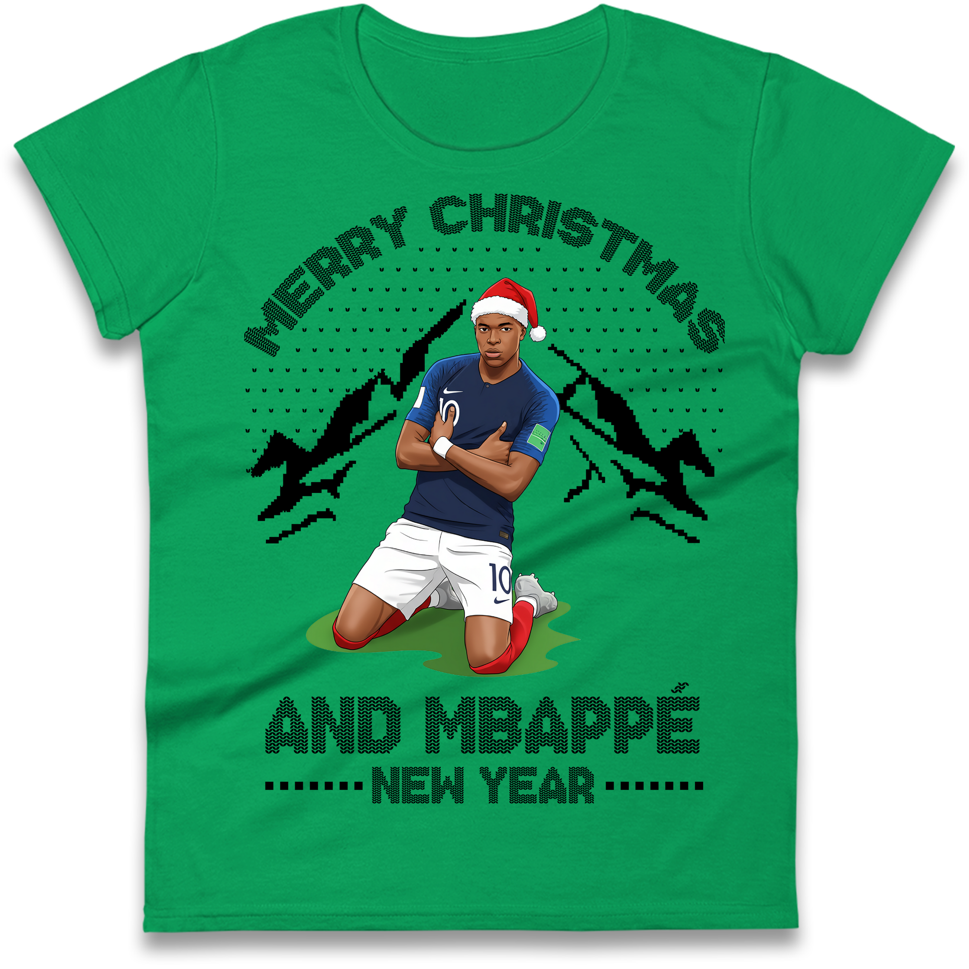 Mbappe Christmas Ladies Shirt