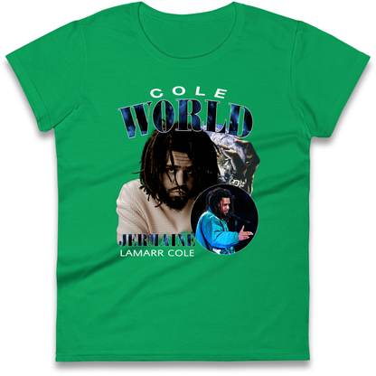 Cole World Jermaine Lamarr Cole Ladies Shirt