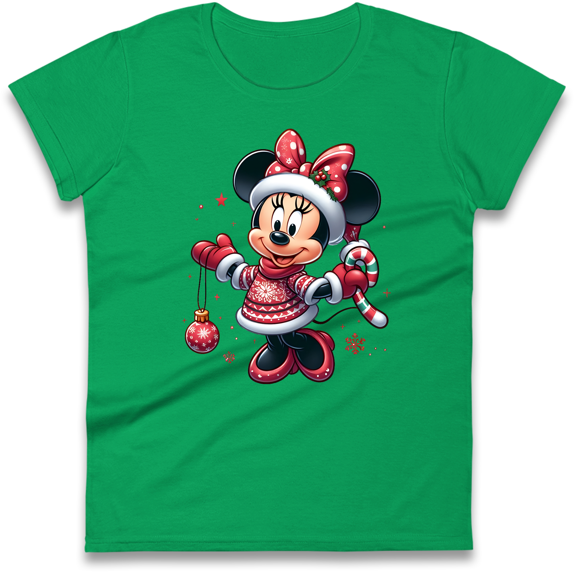 Mini Mouse Christmas Ladies Shirt