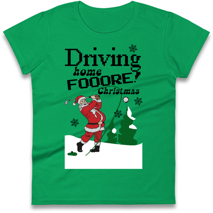 Christmas Golf Ladies Shirt