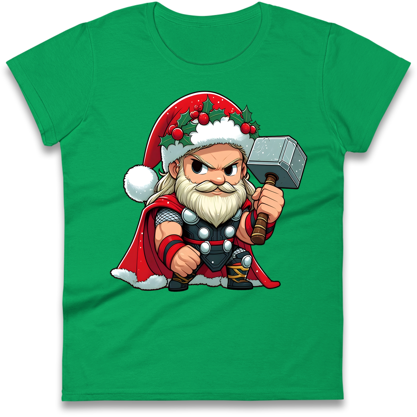 Thor Santa Ladies Shirt