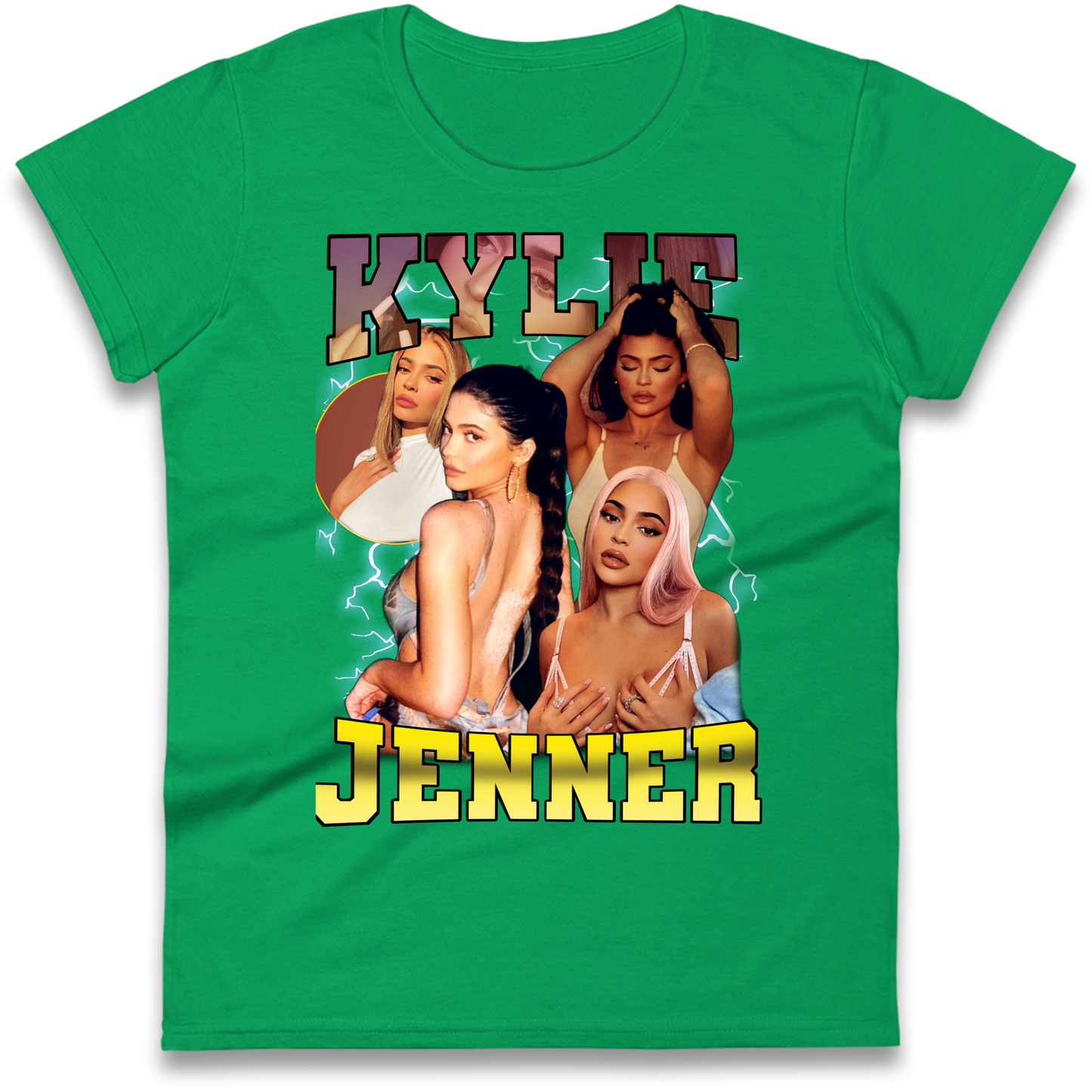 Kylie Jenner Pink Lips Ladies Shirt