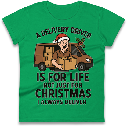 Delivery Driver Christmas Ladies Shirt
