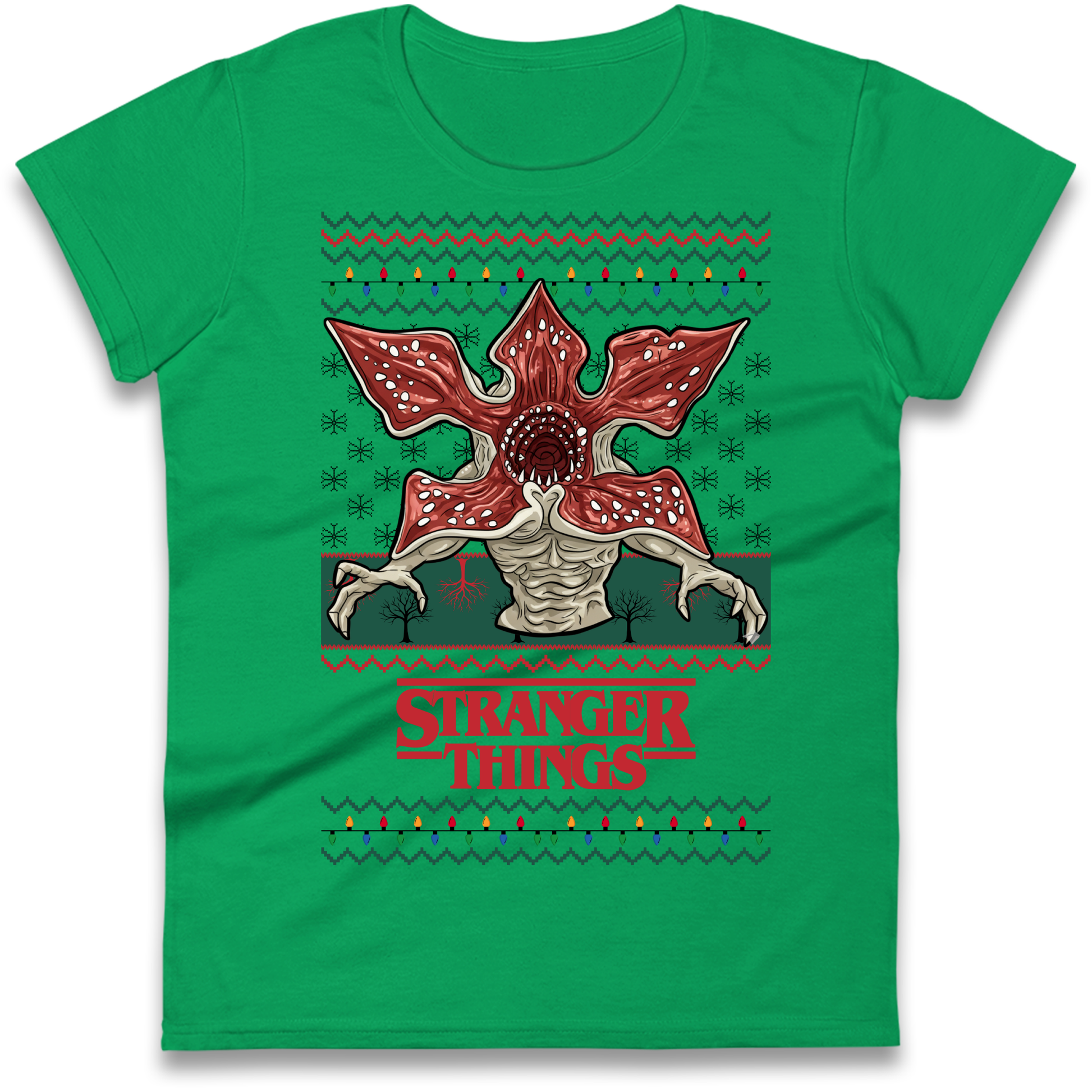 Demogorgon Christmas Ladies Shirt