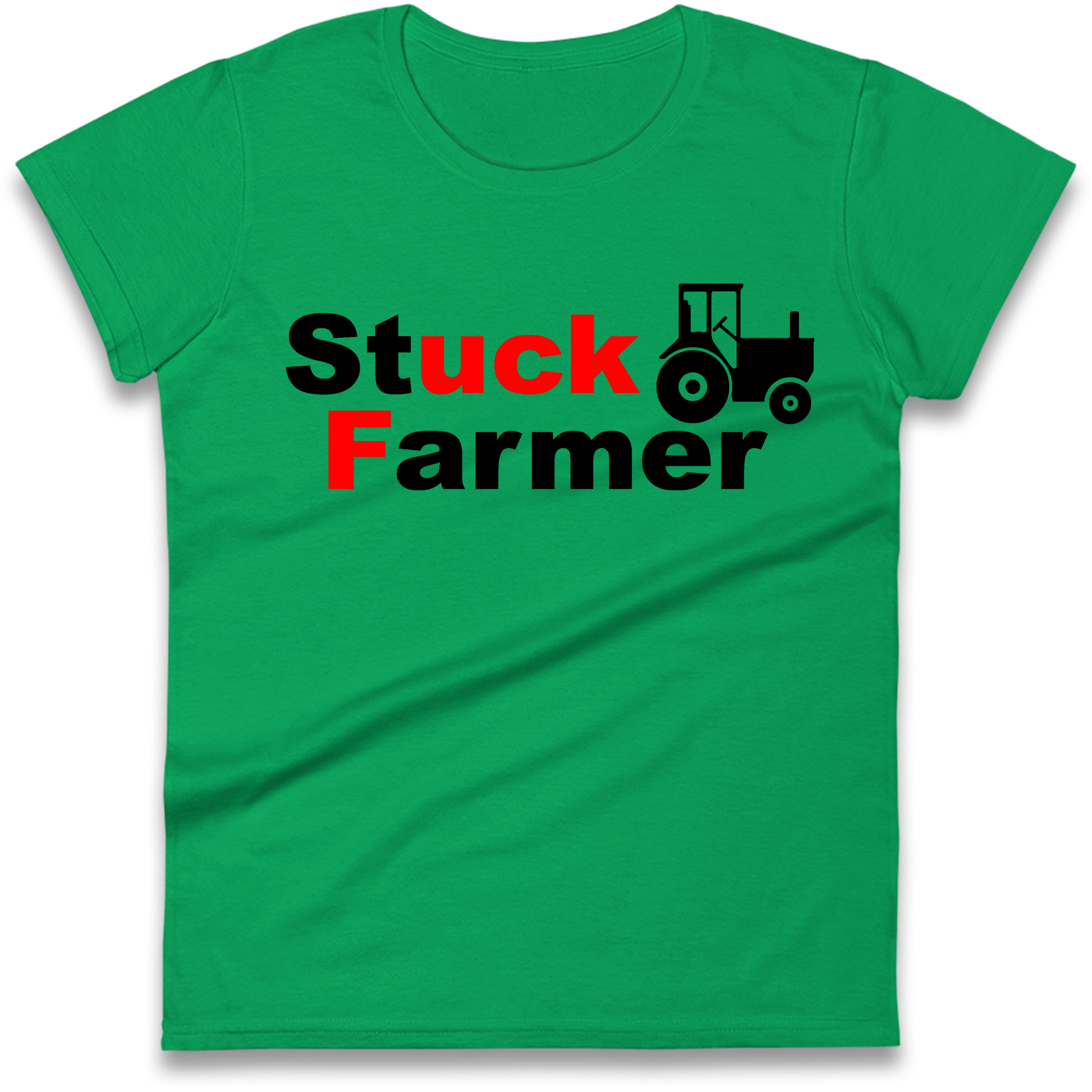 Stuck Farmer Ladies Shirt