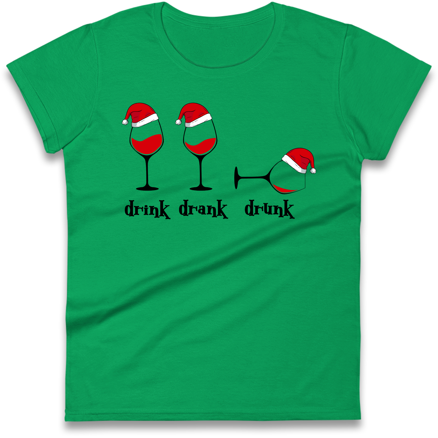 Drink Drank Drunk Ladies Shirt