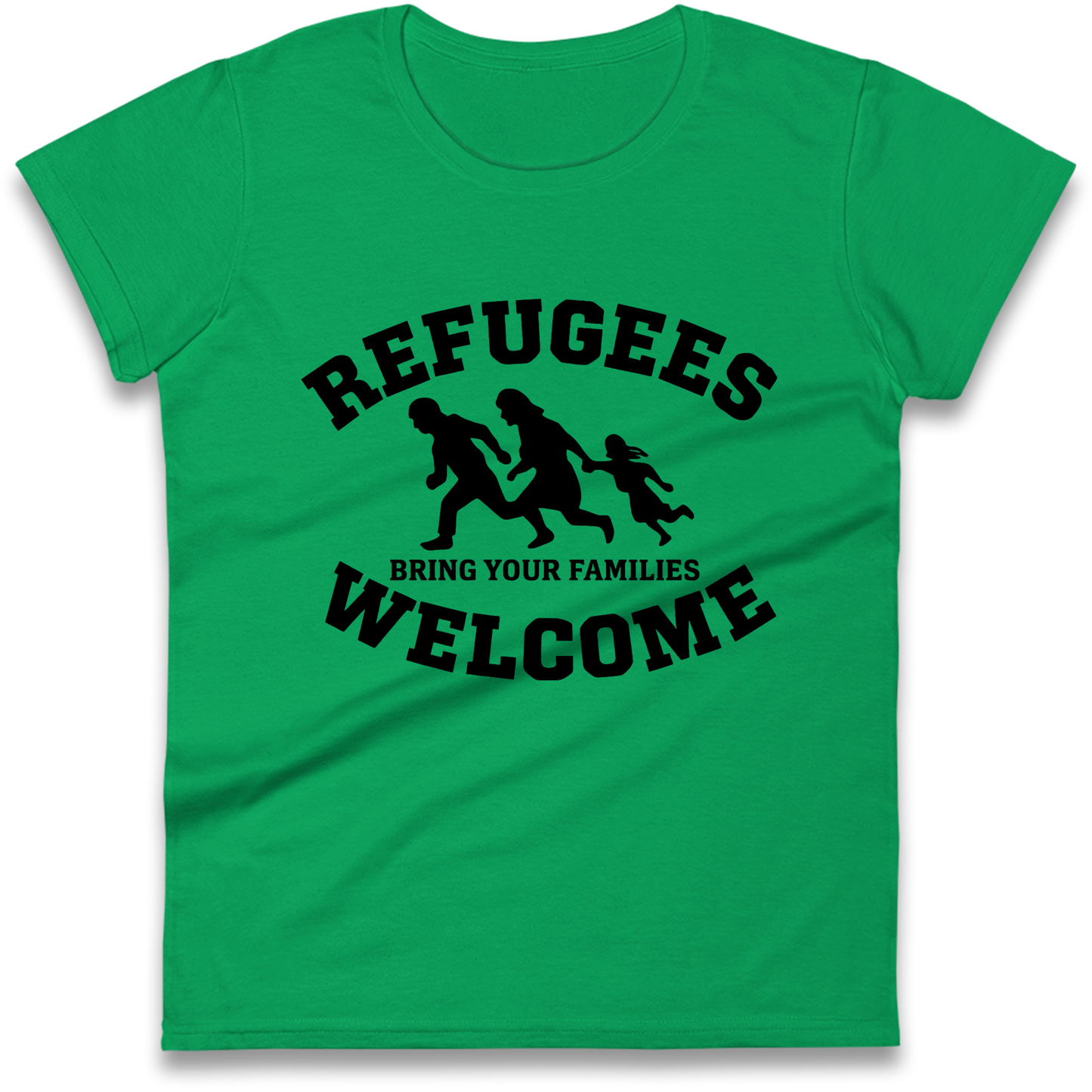 Welcome Refugees Ladies Shirt