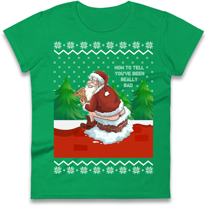 How To Tell That You've Been Really Bad Ladies Shirt