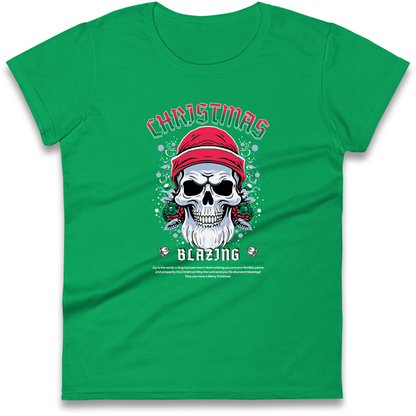 Christmas Blazing Ladies Shirt