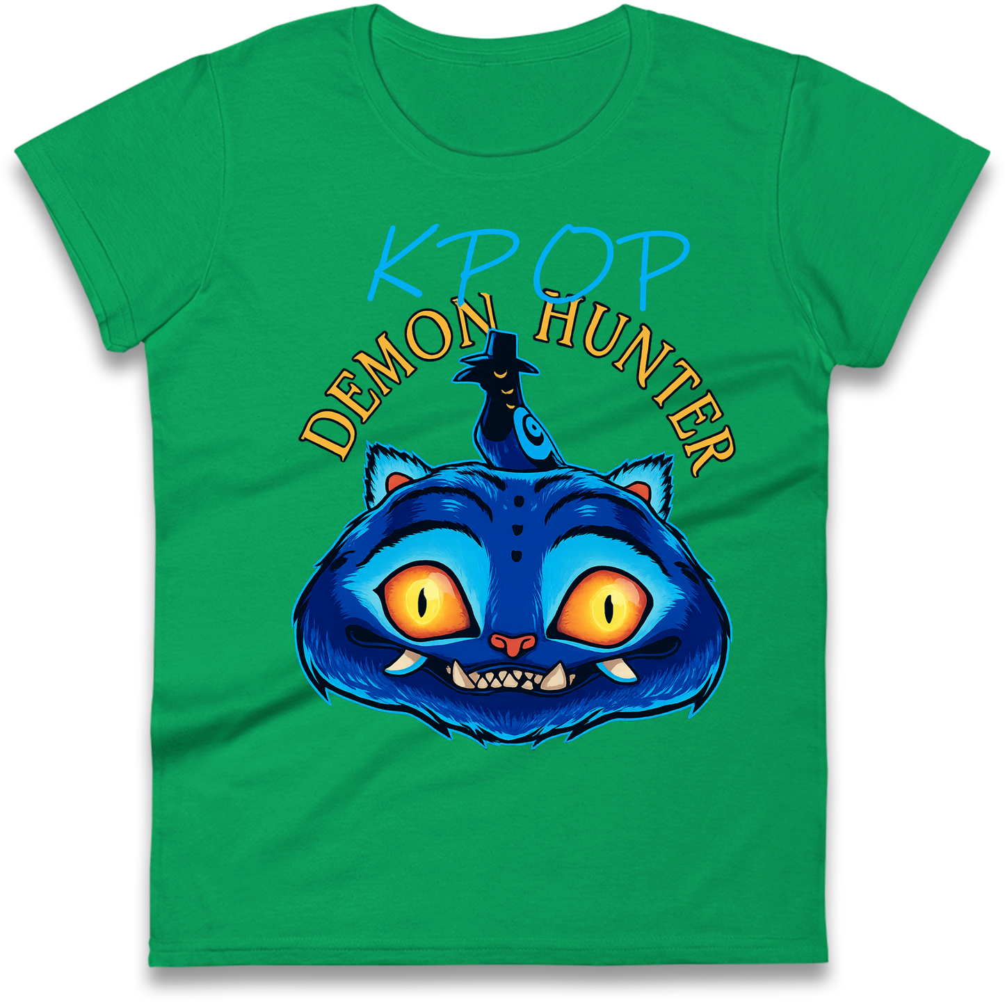 Kpop Demon Hunter Derpy Tiger Ladies Shirt