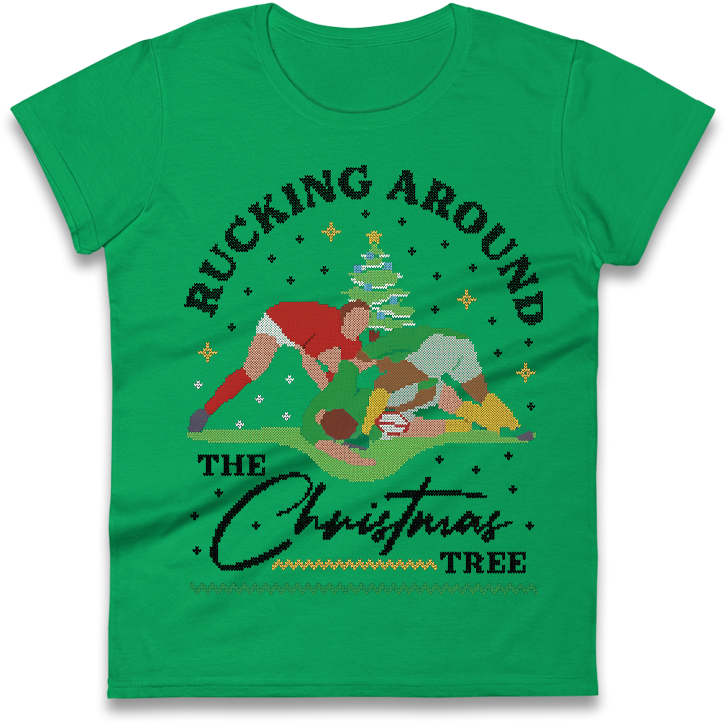 Rugby Christmas Ladies Shirt