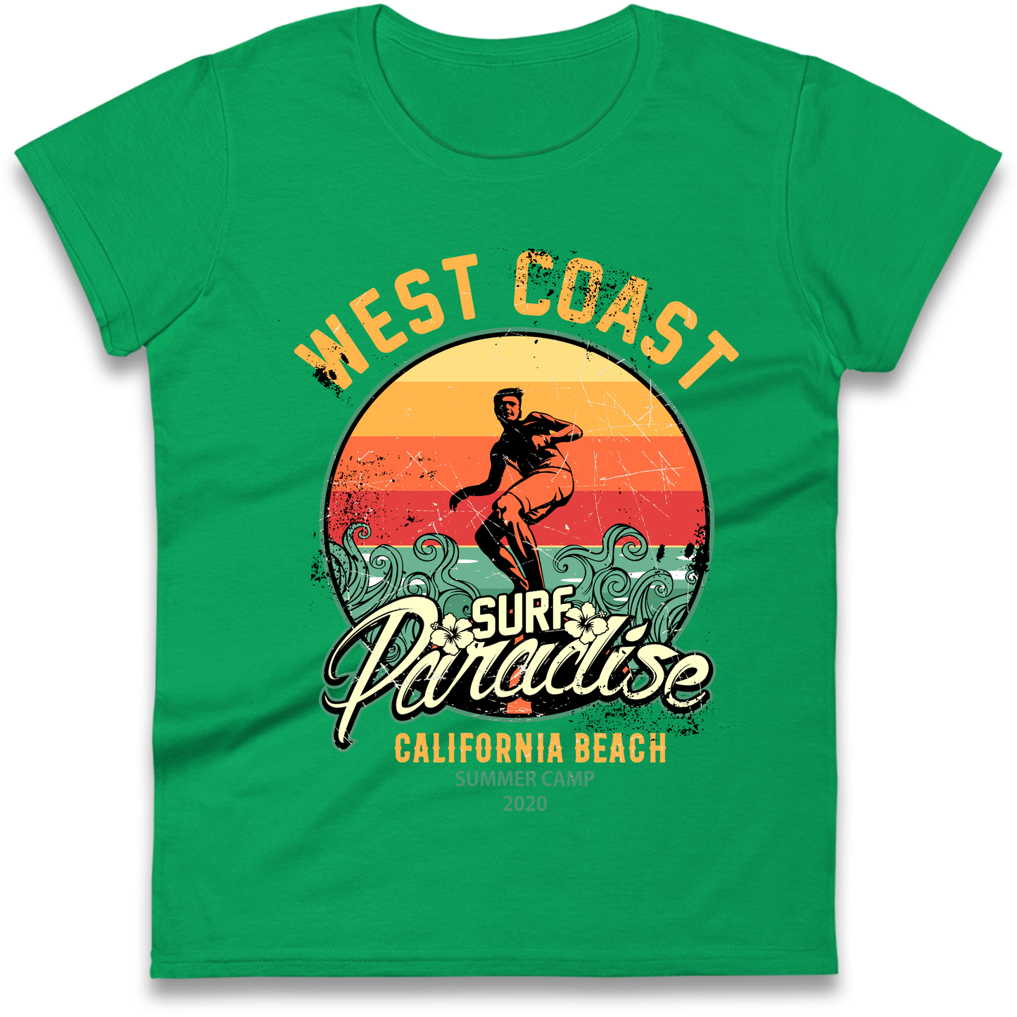 West Coast Surf Paradise Ladies Shirt