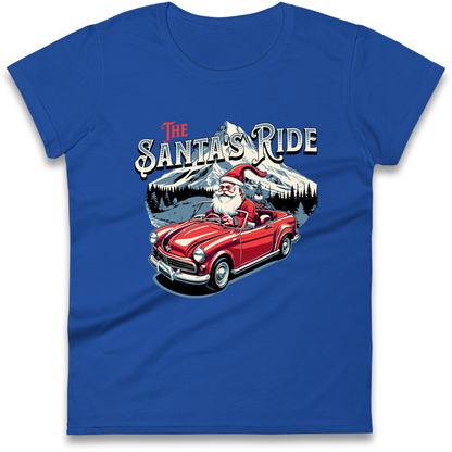 The Santas Ride Christmas Ladies Shirt