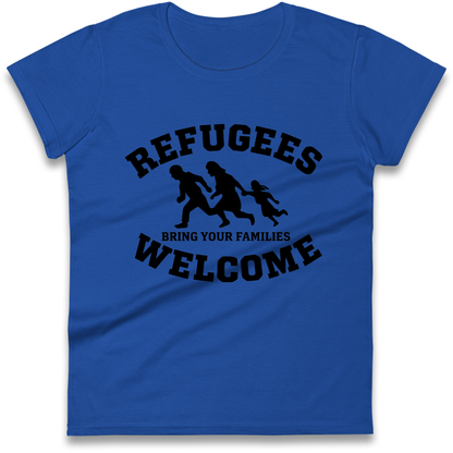 Welcome Refugees Ladies Shirt