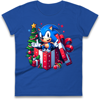 Sonic The Hedgehog Christmas Ladies Shirt