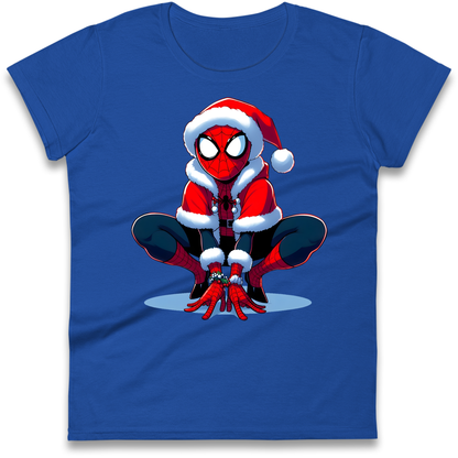 Spiderman Santa Ladies Shirt