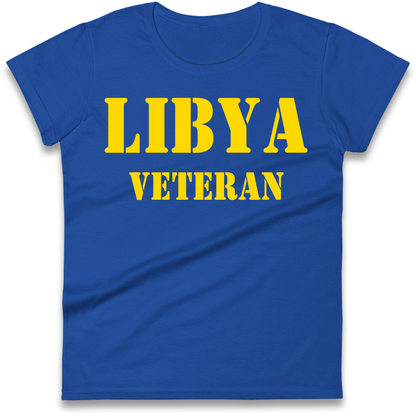 Libya Veteran Ladies Shirt