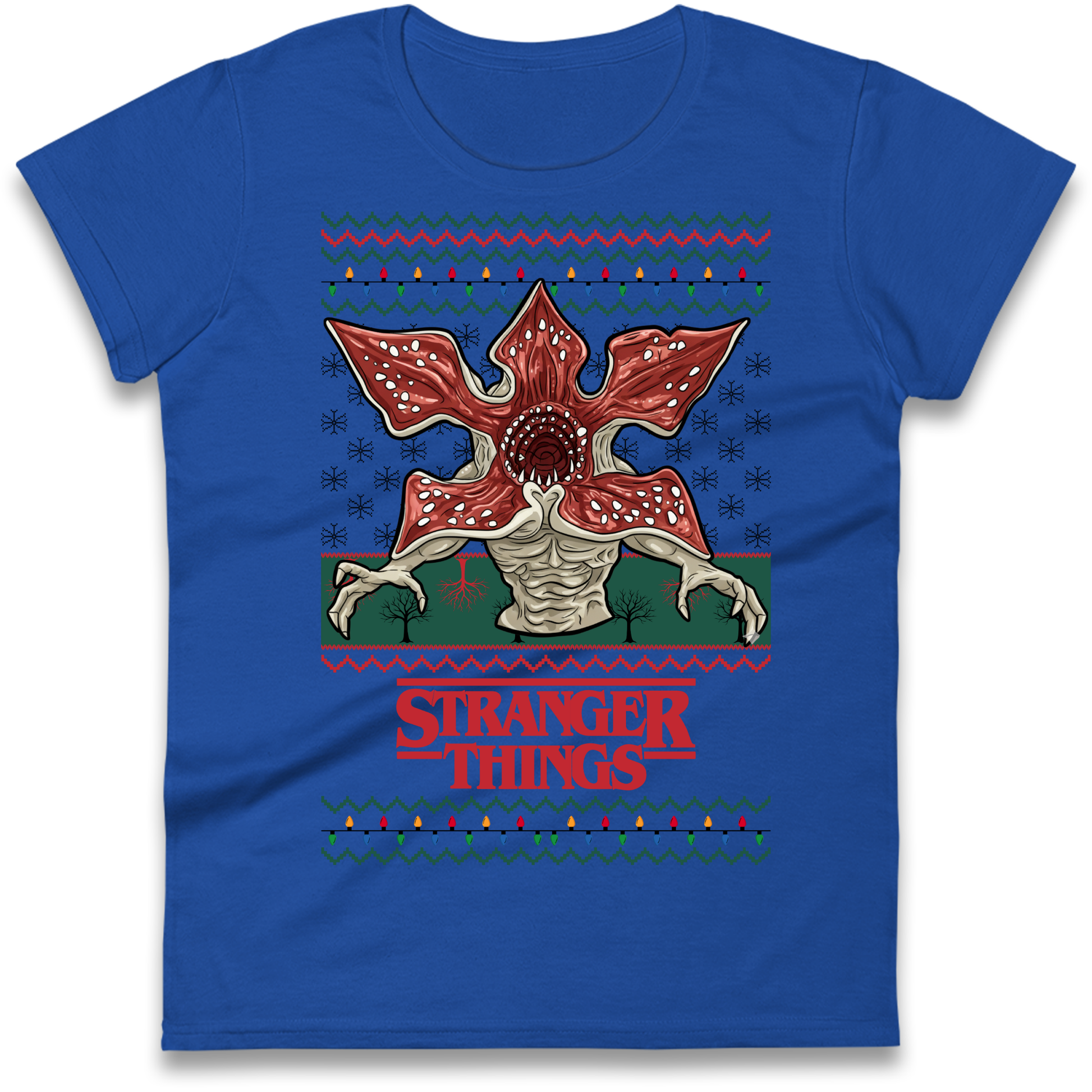 Demogorgon Christmas Ladies Shirt