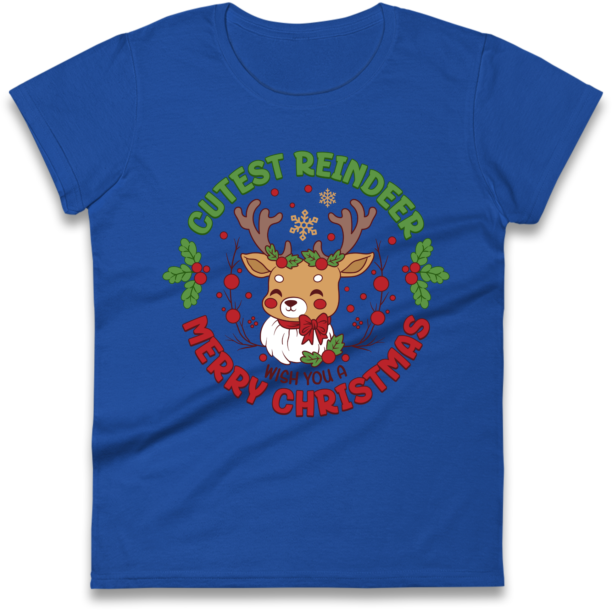Cutest Reindeer Ladies Shirt