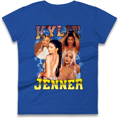 Kylie Jenner Pink Lips Ladies Shirt