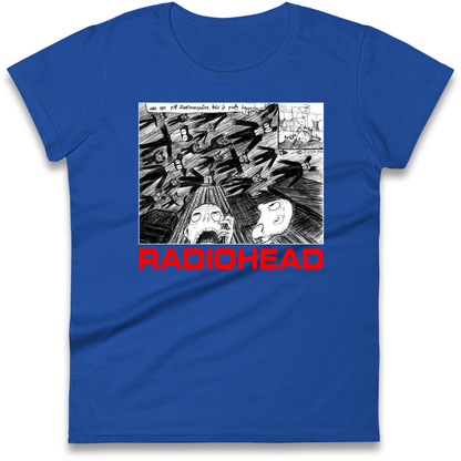 Radiohead We Are Not Screaming Ladies Shirt