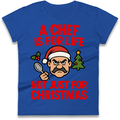 Chef Christmas Ladies Shirt
