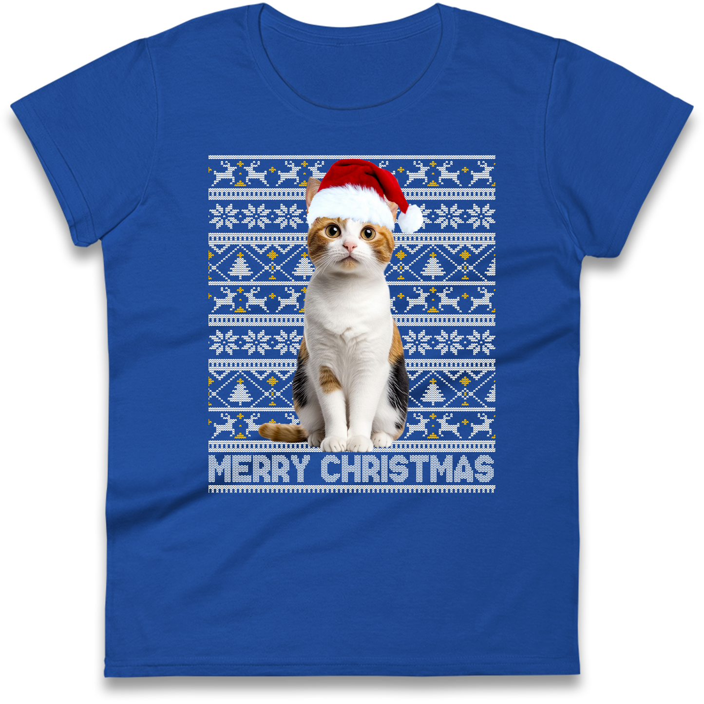 Merry Christmas Cat Ladies Shirt