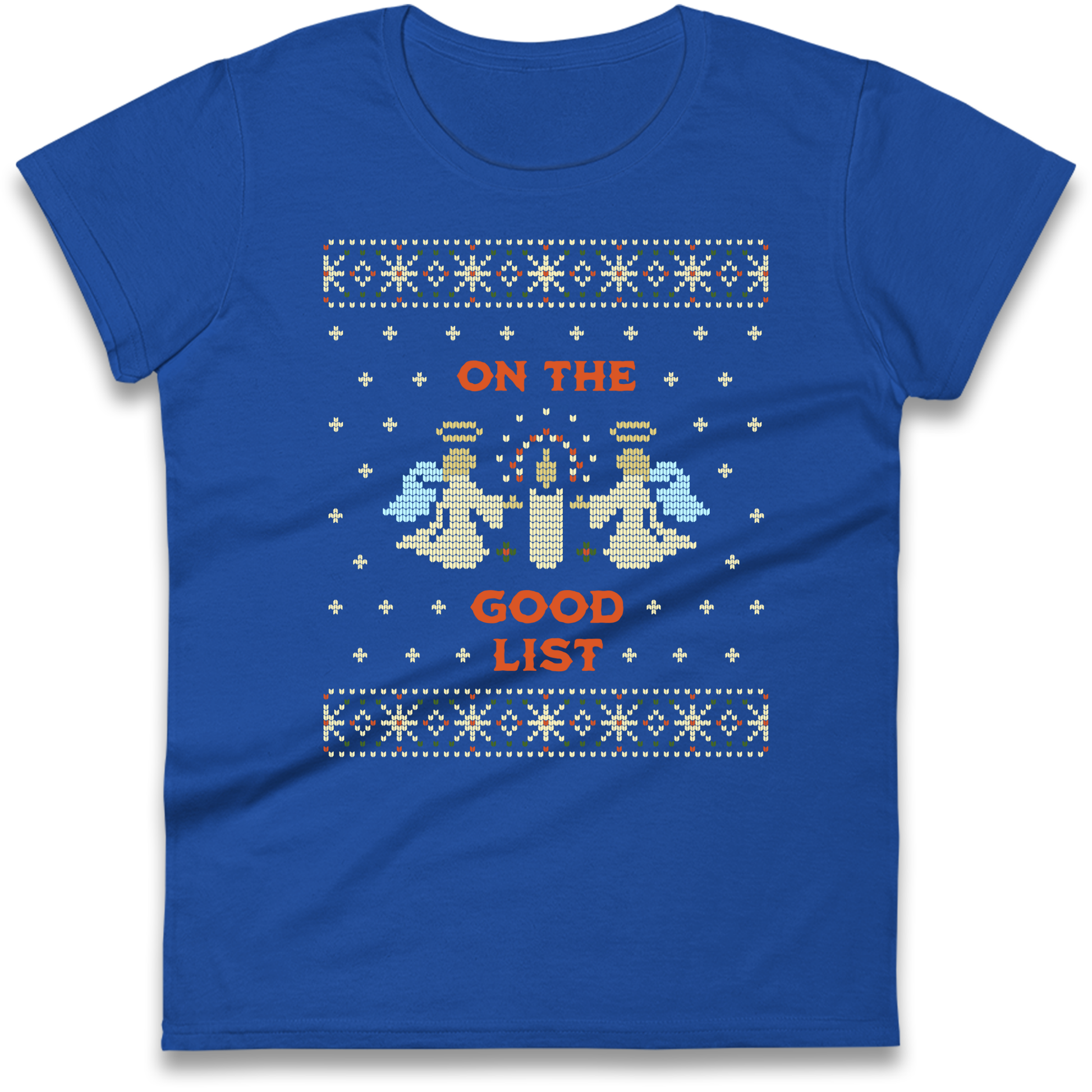 On The Good List Christmas Ladies Shirt