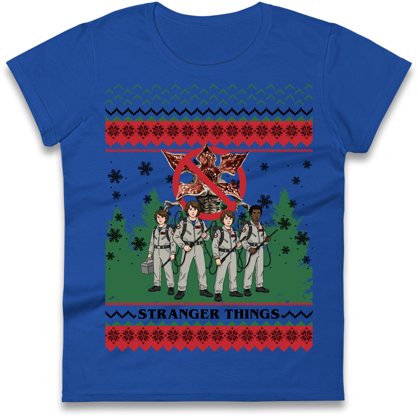 Stranger Things Demogorgon Christmas Ladies Shirt