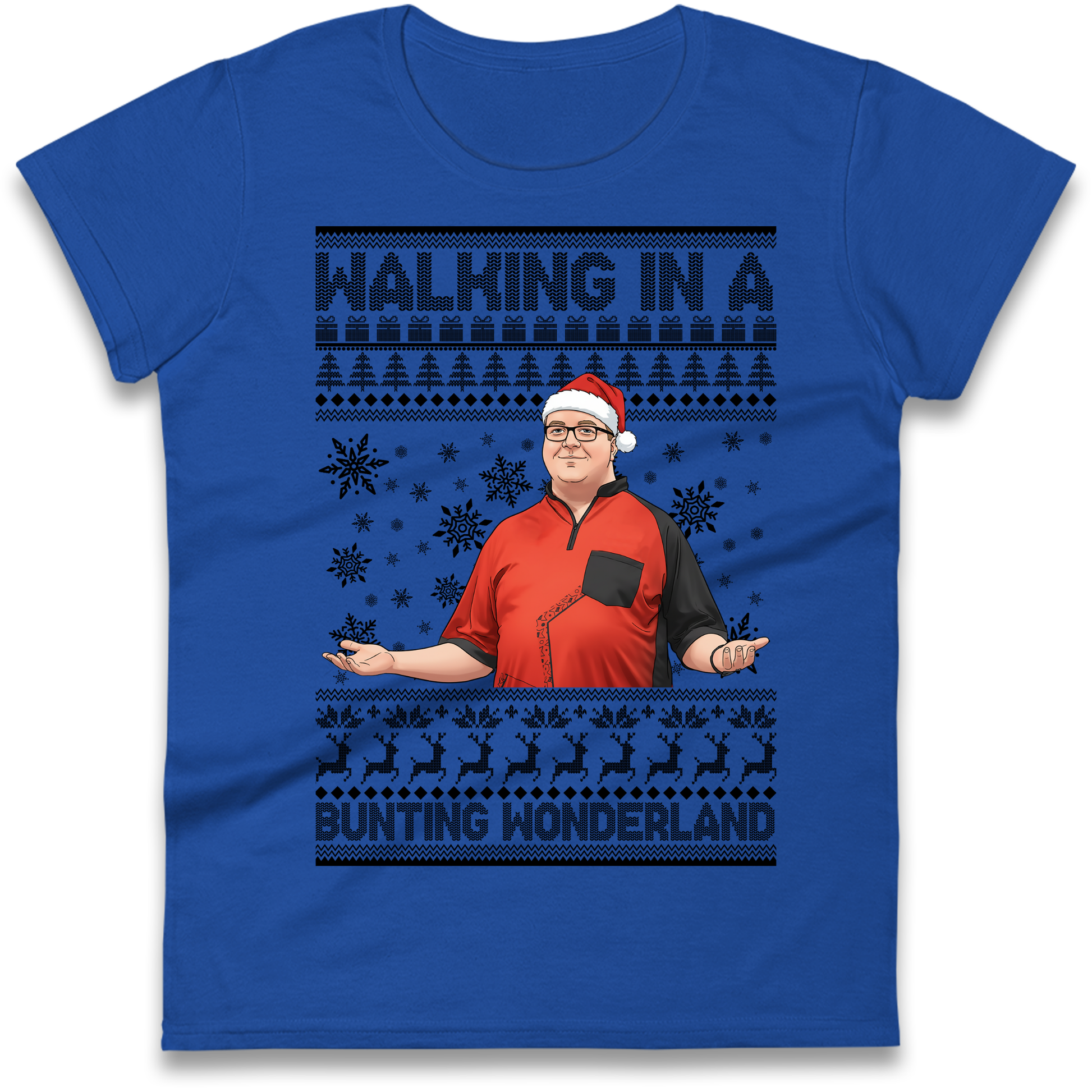 Bunting Wonderland Ladies Shirt