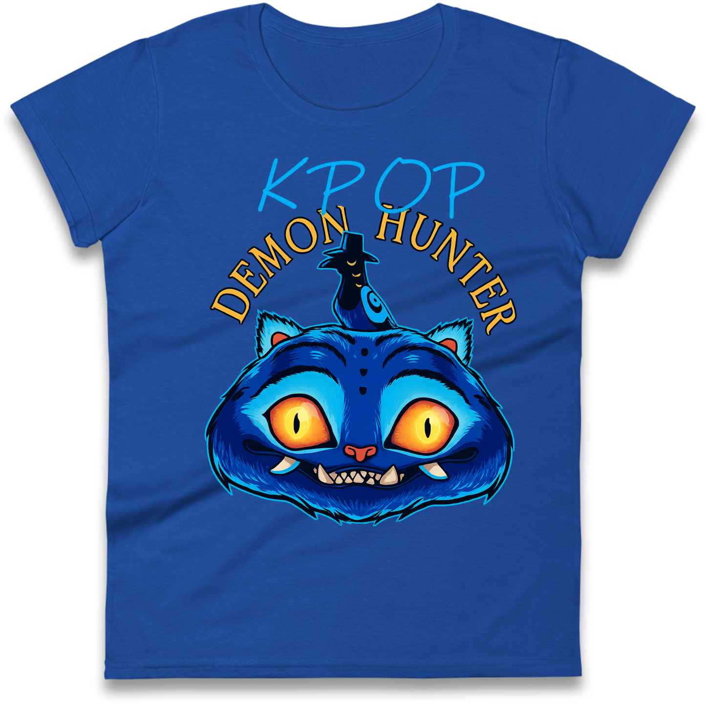 Kpop Demon Hunter Derpy Tiger Ladies Shirt