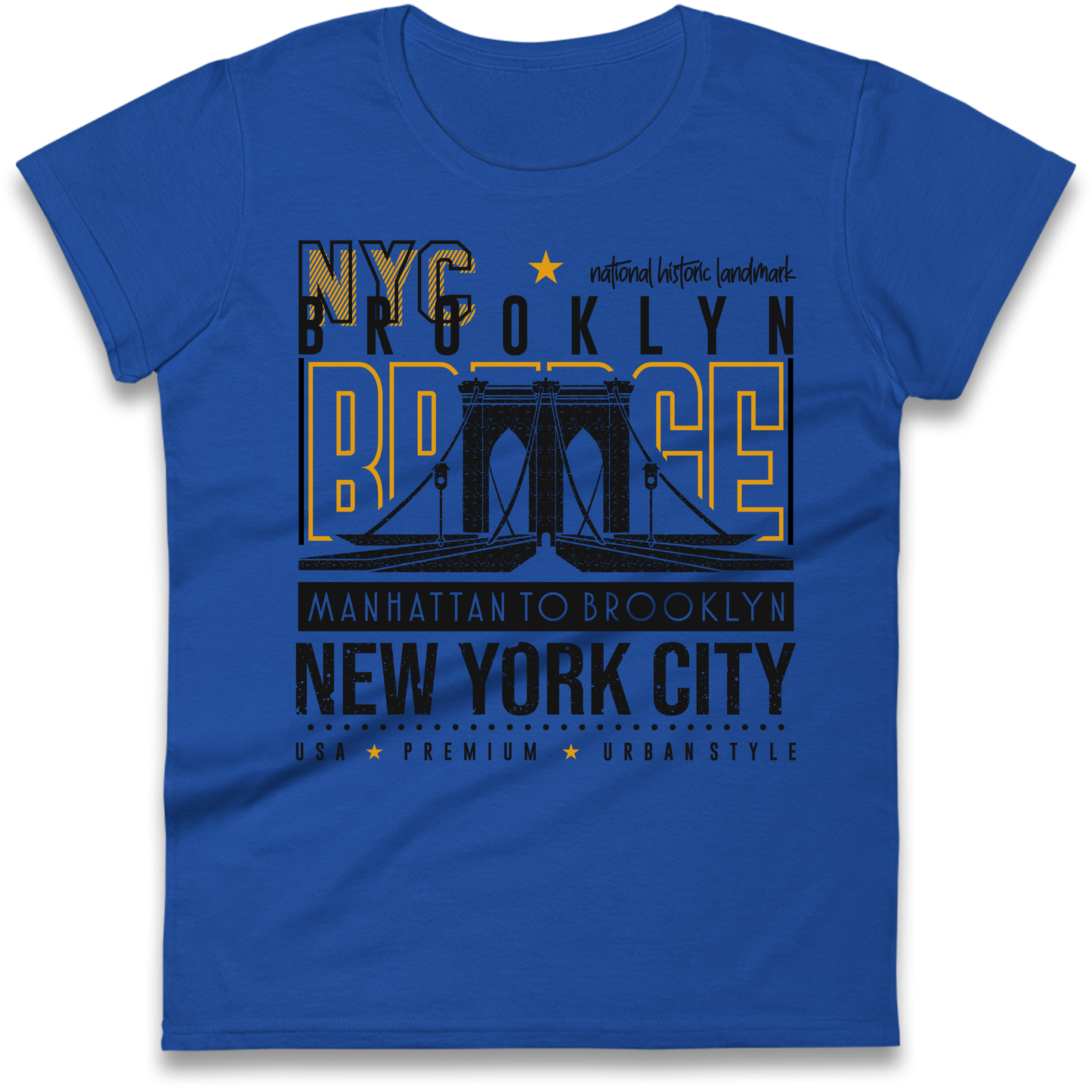 NYC Brooklyn Bridge Ladies Shirt