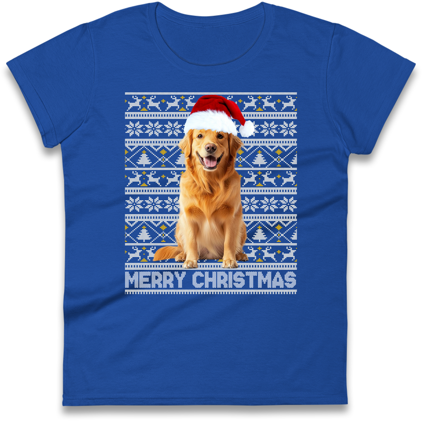 Merry Christmas Dog Ladies Shirt