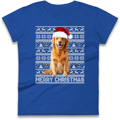 Merry Christmas Dog Ladies Shirt