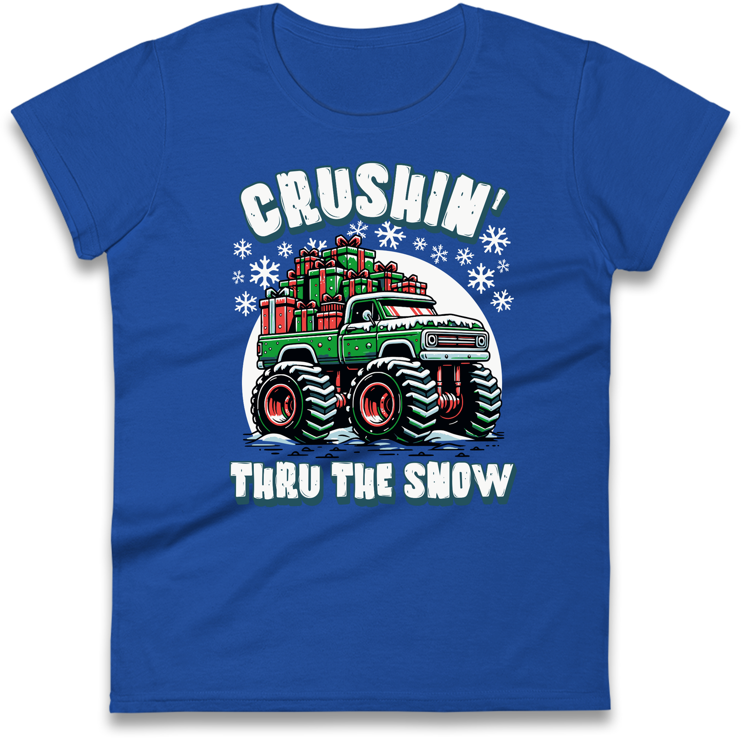 Crushin Thru The Snow Ladies Shirt