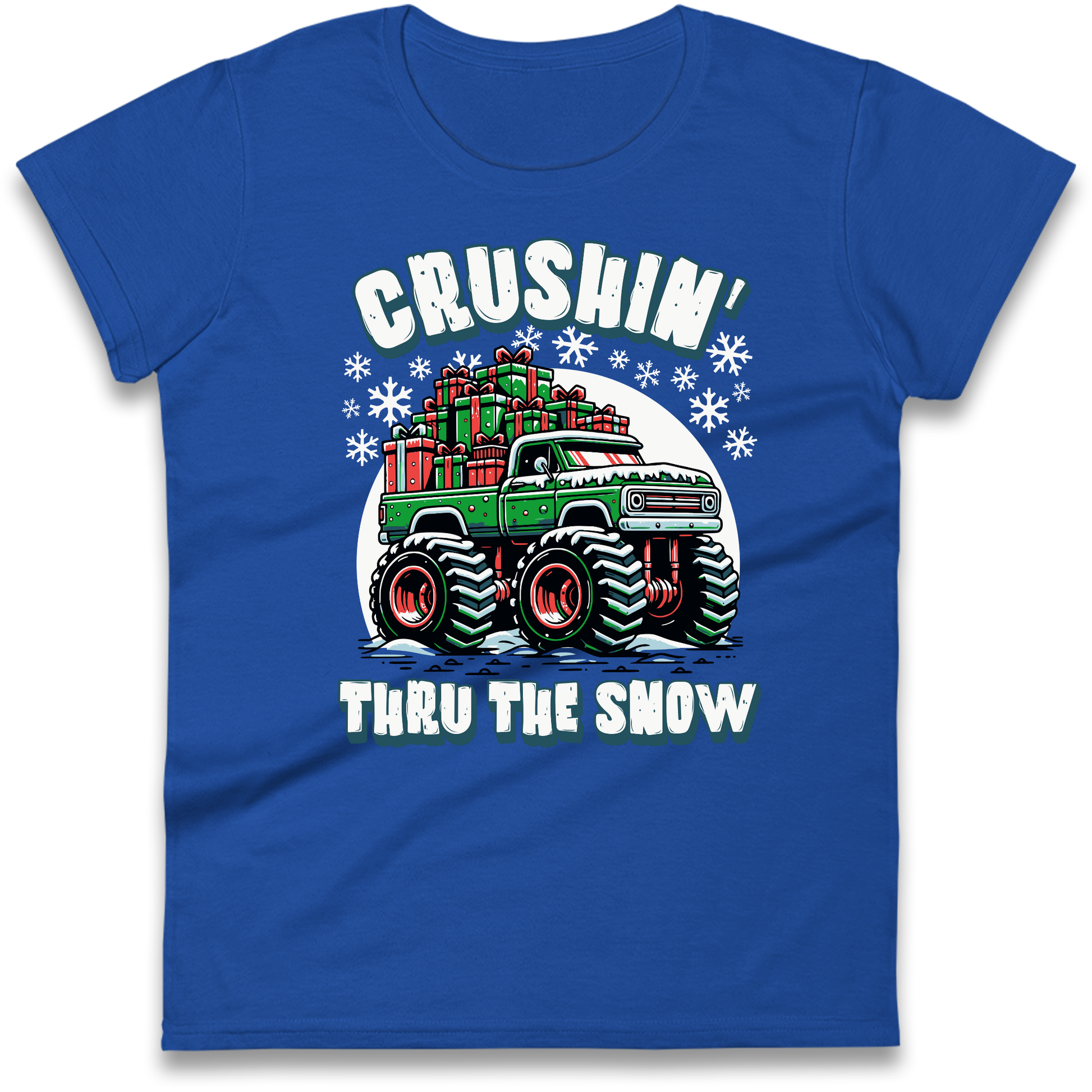 Crushin Thru The Snow Ladies Shirt