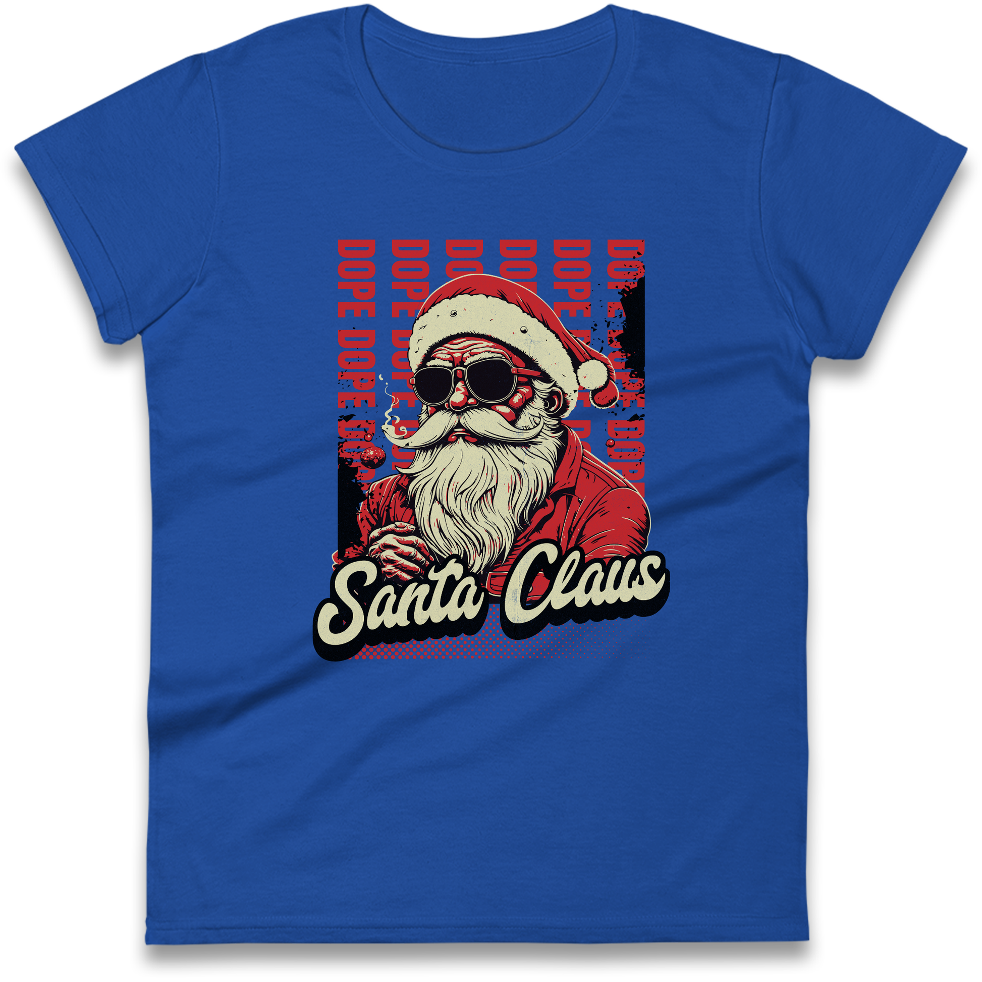 Dope Santa Claus Ladies Shirt