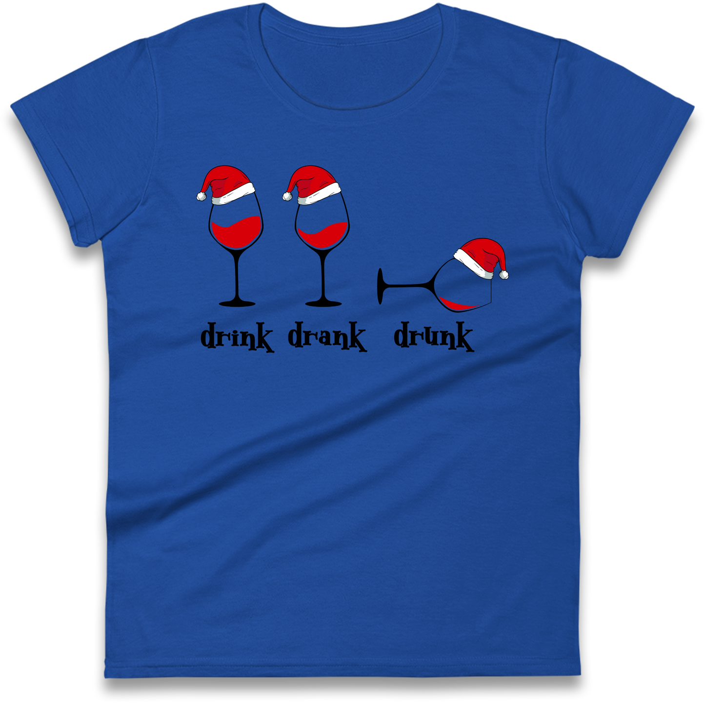 Drink Drank Drunk Ladies Shirt