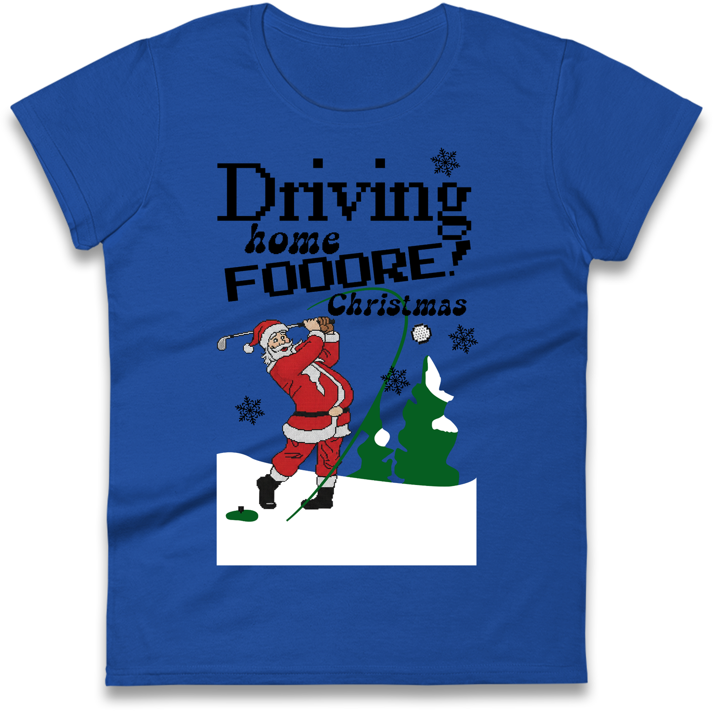 Christmas Golf Ladies Shirt