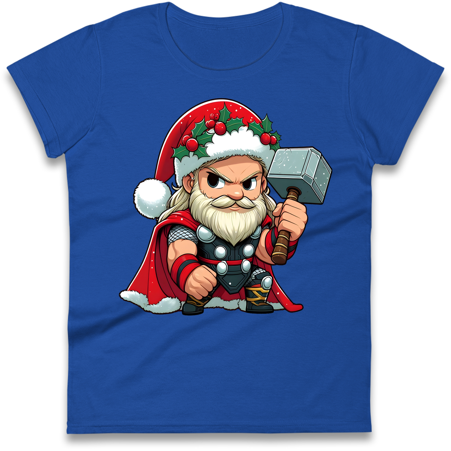 Thor Santa Ladies Shirt