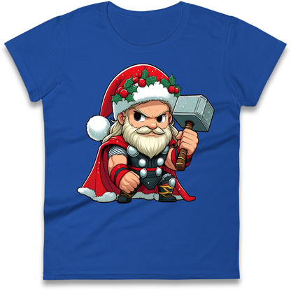 Thor Santa Ladies Shirt